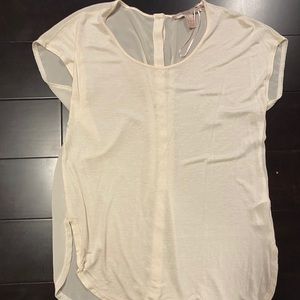 BUTTONED BACK BLOUSE